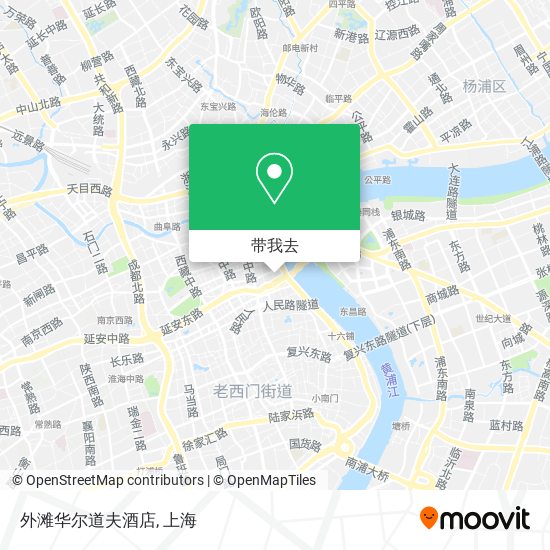 外滩华尔道夫酒店地图