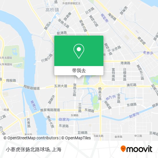 小赛虎张扬北路球场地图