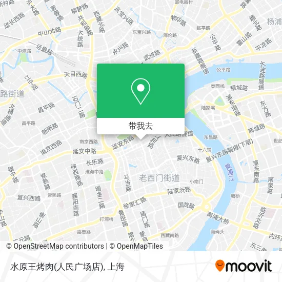 水原王烤肉(人民广场店)地图