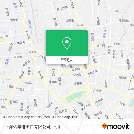 上海佑华进出口有限公司地图