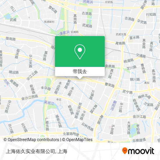 上海佑久实业有限公司地图