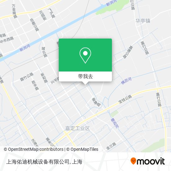 上海佑迪机械设备有限公司地图