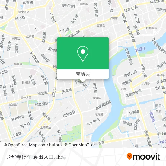 龙华寺停车场-出入口地图