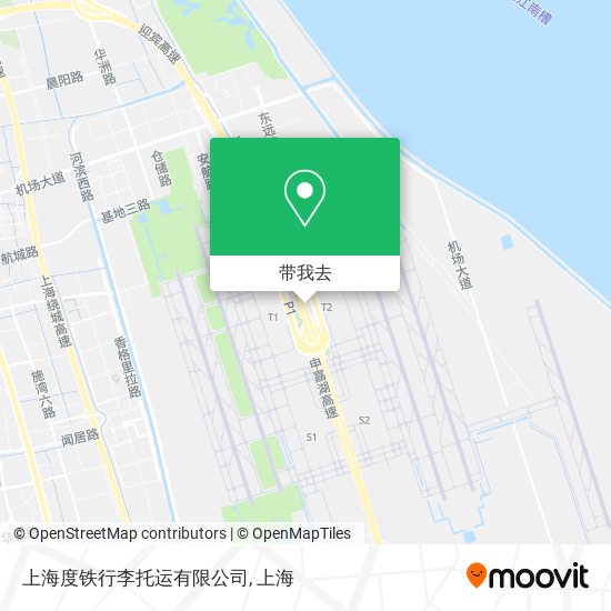 上海度铁行李托运有限公司地图