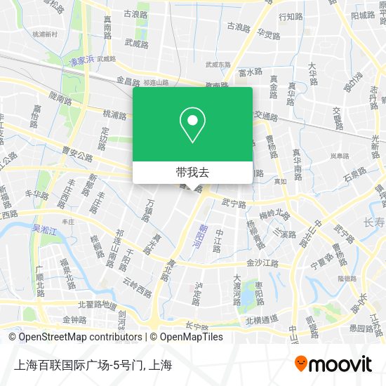 上海百联国际广场-5号门地图