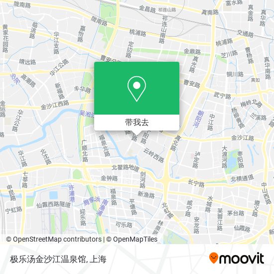 极乐汤金沙江温泉馆地图