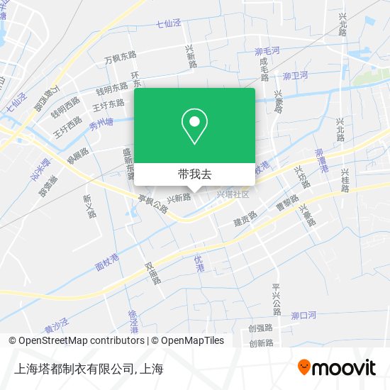 上海塔都制衣有限公司地图