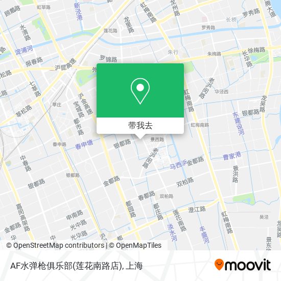 AF水弹枪俱乐部(莲花南路店)地图