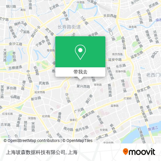 上海玻森数据科技有限公司地图