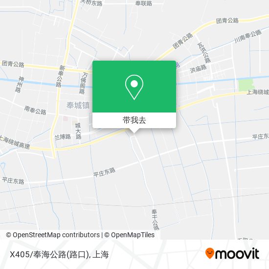 X405/奉海公路(路口)地图