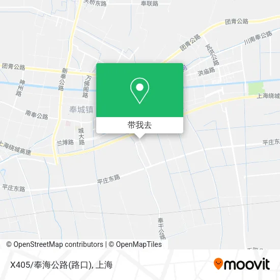 X405/奉海公路(路口)地图