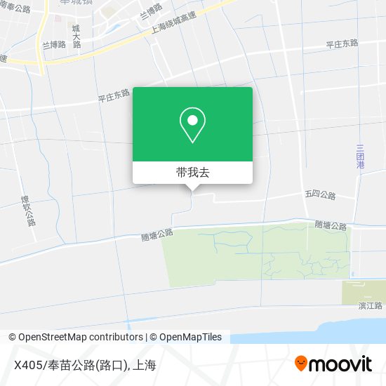 X405/奉苗公路(路口)地图