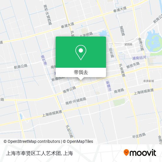 上海市奉贤区工人艺术团地图