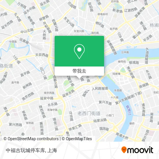 中福古玩城停车库地图