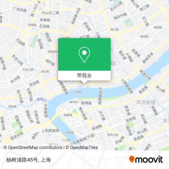 杨树浦路45号地图