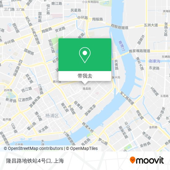隆昌路地铁站4号口地图