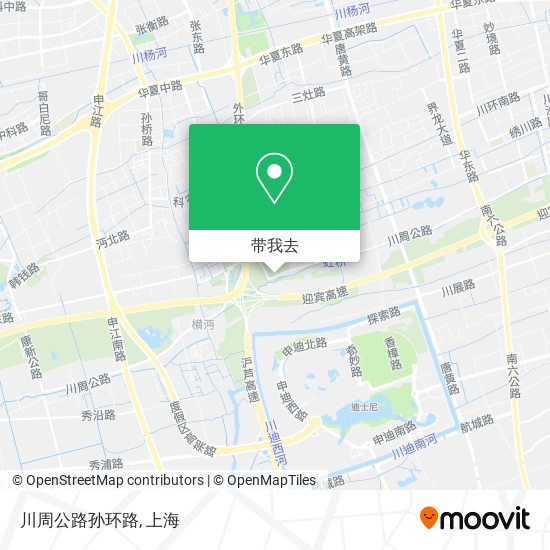 川周公路孙环路地图