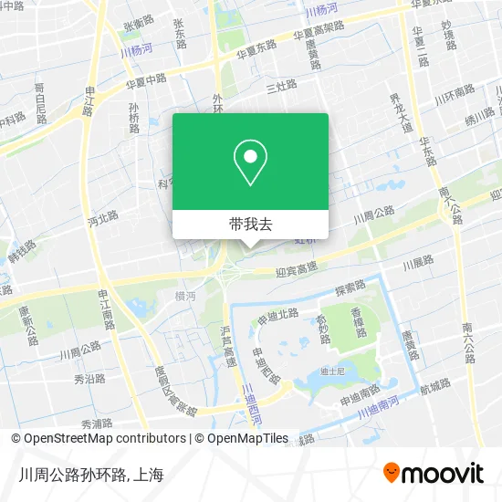 川周公路孙环路地图