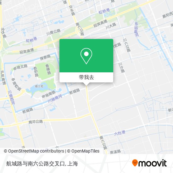 航城路与南六公路交叉口地图