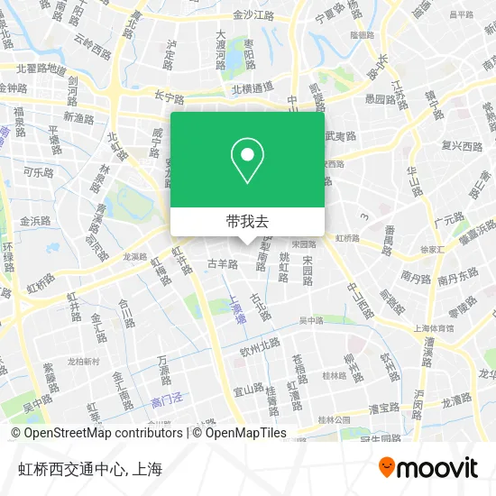 虹桥西交通中心地图
