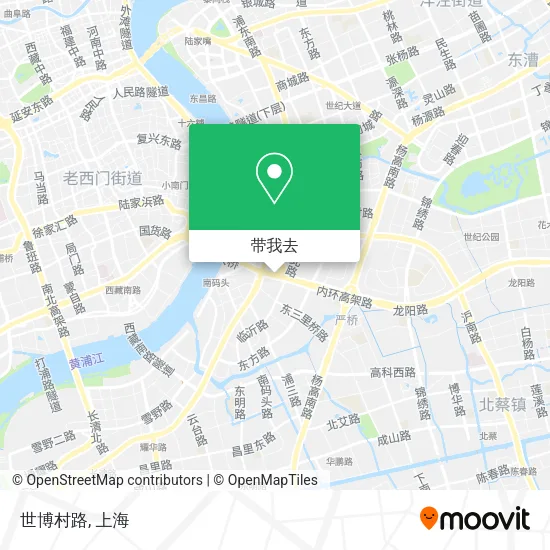世博村路地图