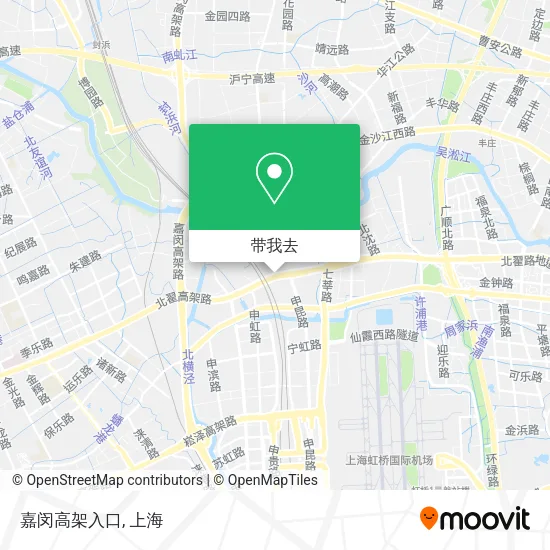 嘉闵高架入口地图