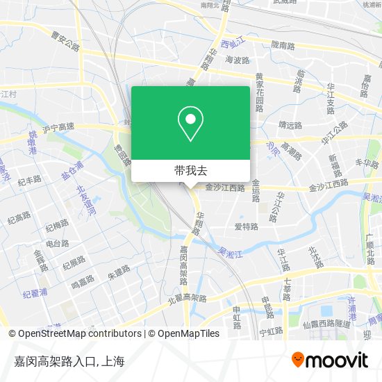 嘉闵高架路入口地图