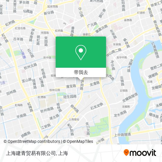 上海建青贸易有限公司地图