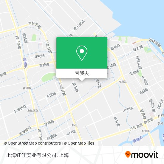 上海钰佳实业有限公司地图