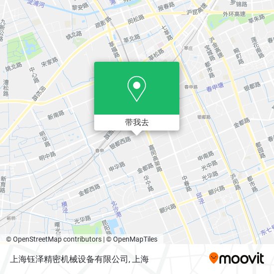 上海钰泽精密机械设备有限公司地图