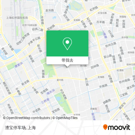 漕宝停车场地图