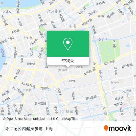 环世纪公园健身步道地图