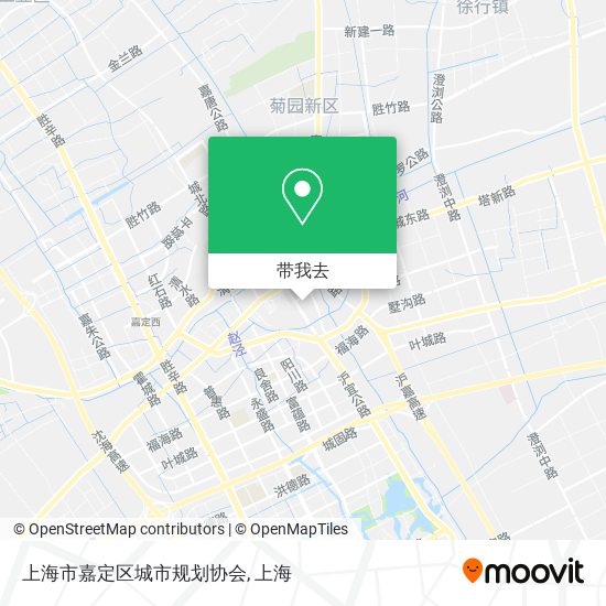 上海市嘉定区城市规划协会地图