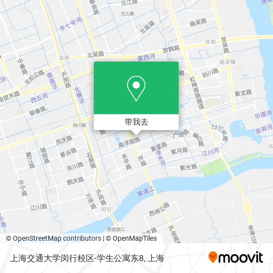 上海交通大学闵行校区-学生公寓东8地图