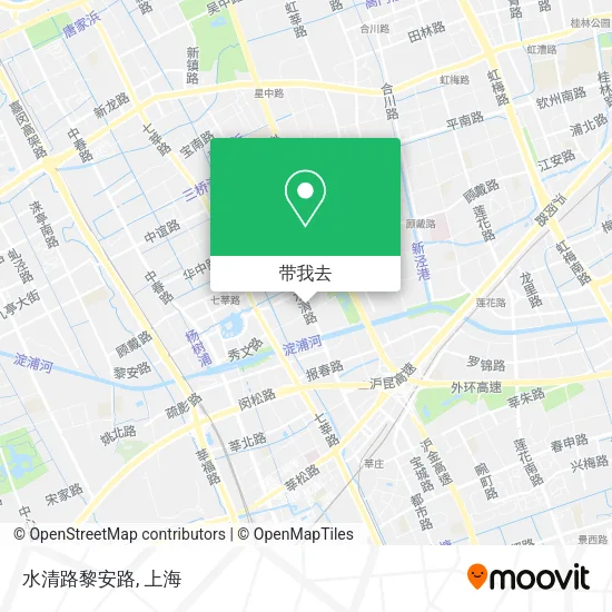 水清路黎安路地图