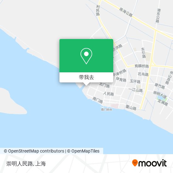 崇明人民路地图