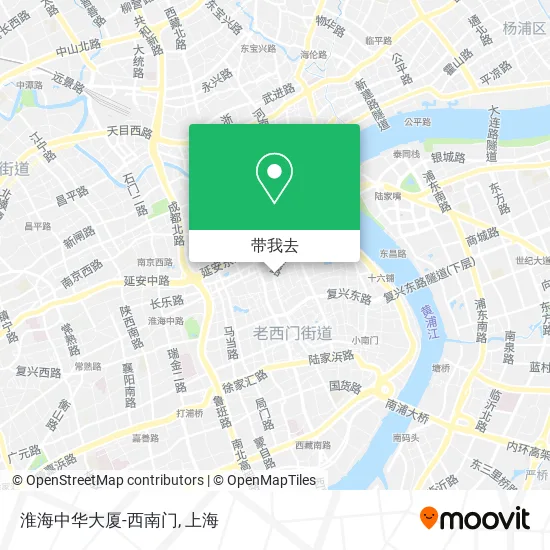 淮海中华大厦-西南门地图