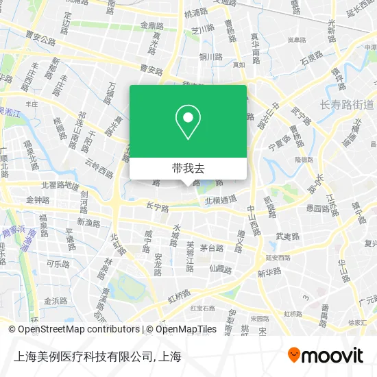 上海美例医疗科技有限公司地图