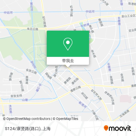 S124/康贤路(路口)地图