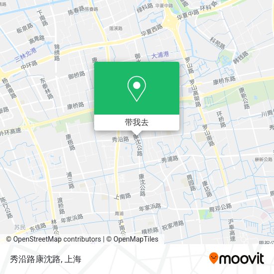 秀沿路康沈路地图