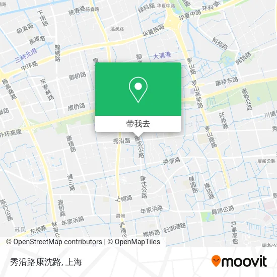 秀沿路康沈路地图