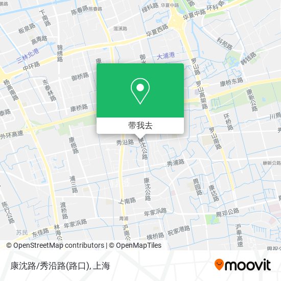 康沈路/秀沿路(路口)地图