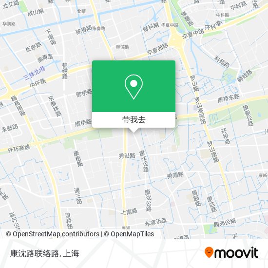 康沈路联络路地图