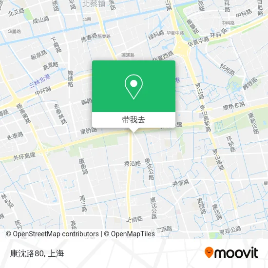 康沈路80地图