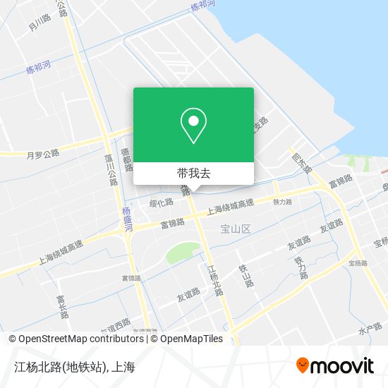 江杨北路(地铁站)地图