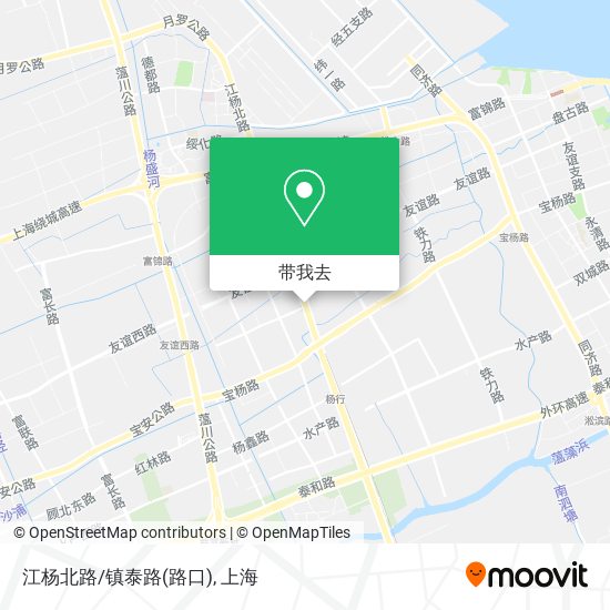 江杨北路/镇泰路(路口)地图