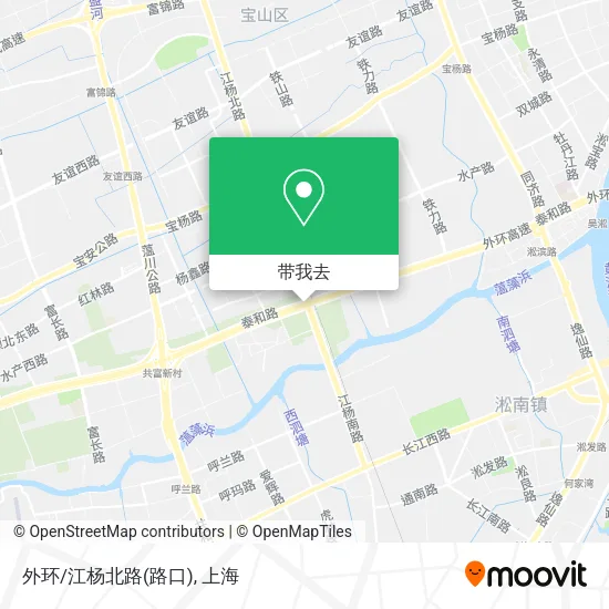 外环/江杨北路(路口)地图