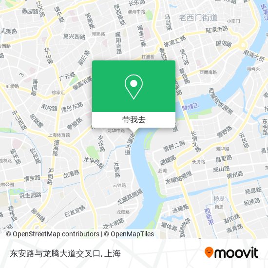 东安路与龙腾大道交叉口地图