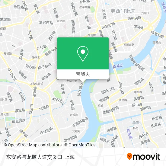 东安路与龙腾大道交叉口地图