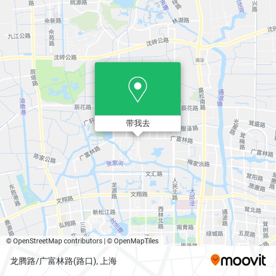 龙腾路/广富林路(路口)地图